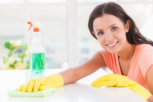 Deep cleaning Battersea home interior with detailed cleaning focus