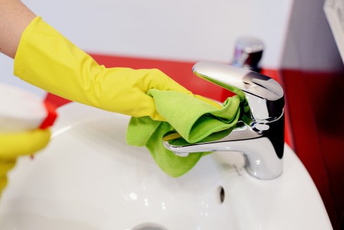 Deep cleaning team preparing a property for specialist cleaning