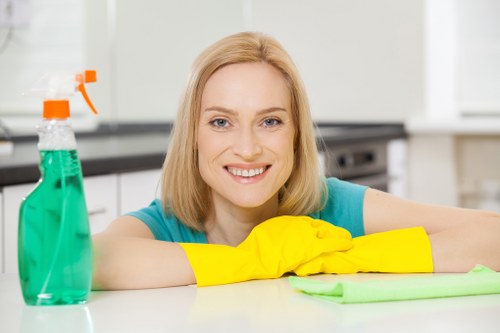 A Battersea commercial cleaning team handling access and shared building cleaning