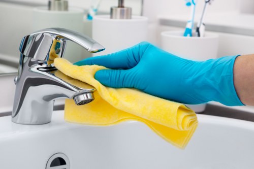 Cleaning equipment and waste handling during a deep clean