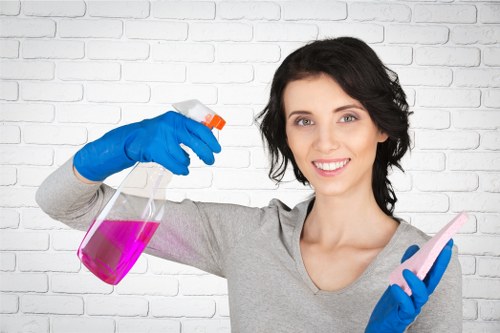 Deep cleaning service for Battersea flat kitchen and living area