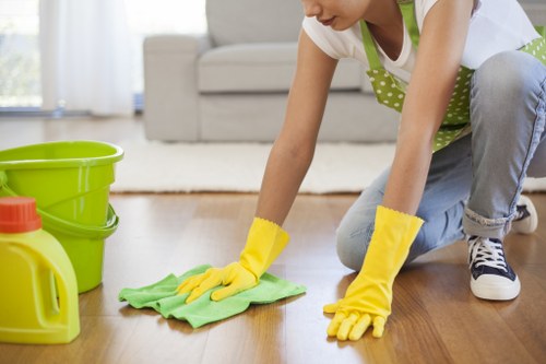 Thorough deep clean of a modern Battersea property with detailed attention to hidden dirt